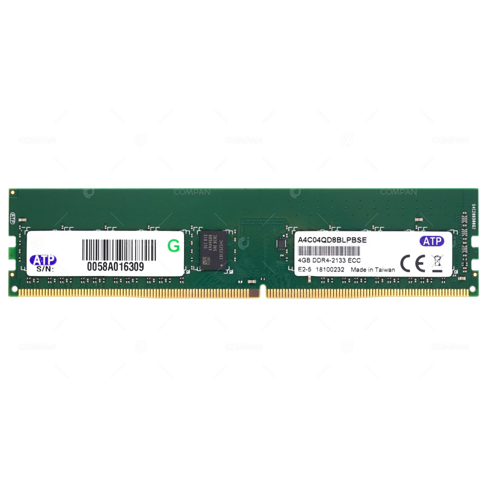 A4C04QD8BLPBSE  ATP DDR4 SDRAM 4GB PC4-17000 2133MHZ EDIMM CL15